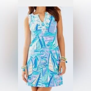 Lilly Pulitzer Sailboat Harper Dress Size Small